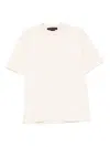 Federico Cina Crew-neck Cotton T-shirt In Neutral