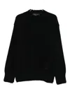 Federico Cina Crew-neck Sweater In Black