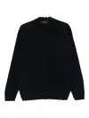 Federico Cina Crew-neck Sweater In Black