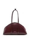 Federico Cina Structured Shoulder Bag Long Handles In Red