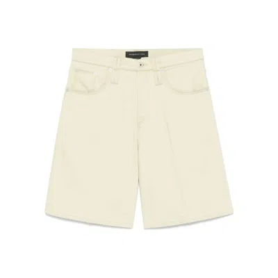 Federico Cina Denim Shorts In Green