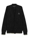 Federico Cina Corset Distressed Cardigan Clothing