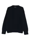 Federico Cina Drop-shoulder Sweater In Blue