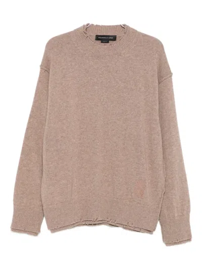 FEDERICO CINA DROP-SHOULDER SWEATER