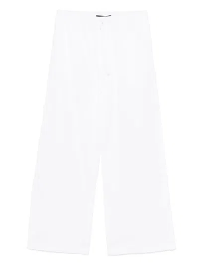 Federico Cina Elasticated Trousers In White