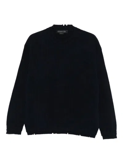 FEDERICO CINA FEDERICO CINA ENGLISH RIB CREWNECK CLOTHING