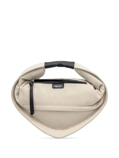 Federico Cina Folded Handle Tote Bag In Neutral