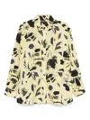 Federico Cina Graphic-print Shirt In Yellow