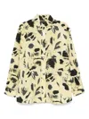 Federico Cina Graphic-print Shirt In Yellow