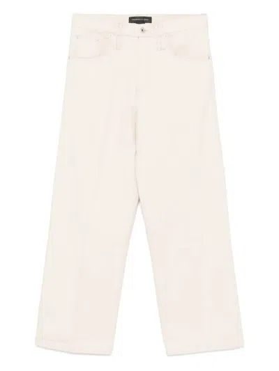 Federico Cina Indelebile 5 Pocket Denim Clothing In White