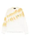 Federico Cina Tie-dye Jumper In White