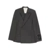 Federico Cina Seam-detail Blazer In Gray