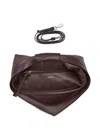Federico Cina Knotted Tortellino Shoulder Bag In Brown