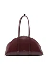 Federico Cina Structured Shoulder Bag Long Handles In Red