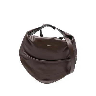 Federico Cina Leather Shoulder Bags In Brown