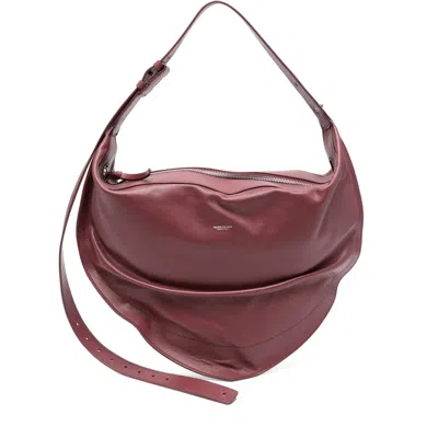 Federico Cina Leather Shoulder Bags In Red