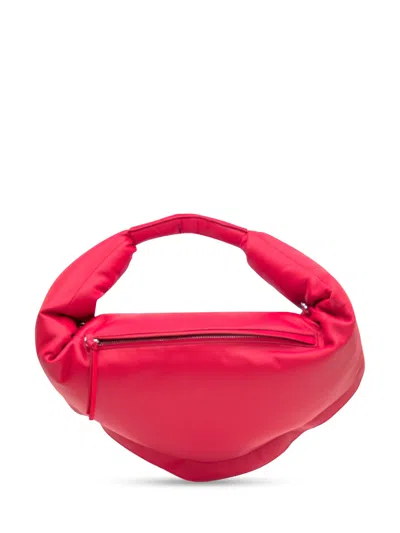 Federico Cina Linen Maxi Tote Bag In Red