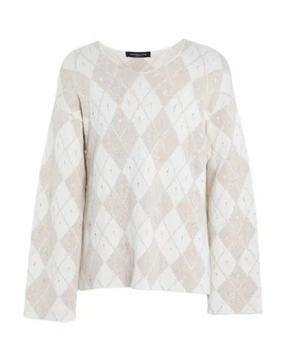 Federico Cina Man Cardigan Beige Size S Acrylic, Wool, Cotton In Neutral
