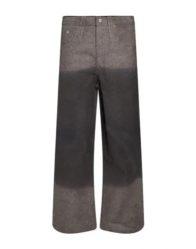 Federico Cina Man Pants Grey Size S Cotton In Black