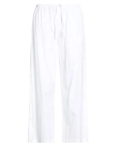 Federico Cina Man Pants Off White Size M Cotton