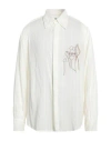 Federico Cina Man Shirt Off White Size M Cotton