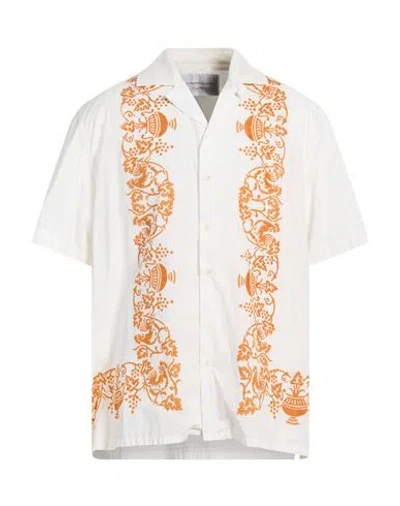 Federico Cina Man Shirt Off White Size Xl Cotton