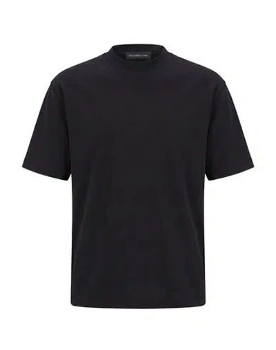 Federico Cina Man T-shirt Black Size S Cotton