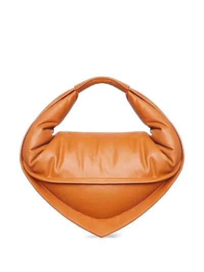 Federico Cina Maxi Tortellino Tote Bag In Brown