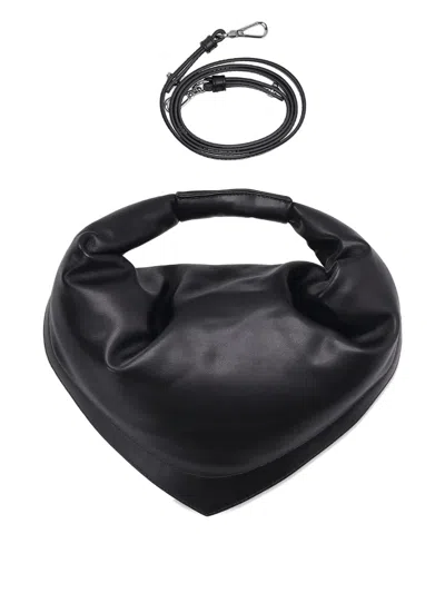Federico Cina Medium Tortellino Top-handle Shoulder Bag In Black