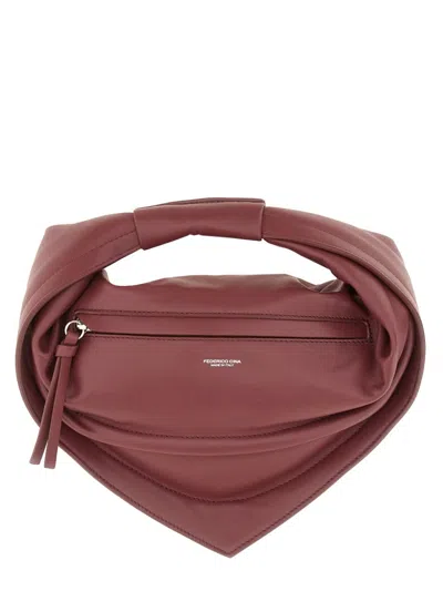 Federico Cina Midi Bag Cupcake In Red