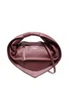 Federico Cina Midi Bag In Burgundy Leather In Red
