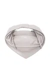 Federico Cina Midi Tortellino Leather Tote Bag In White
