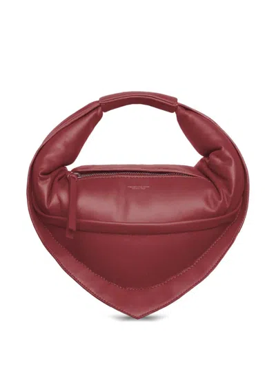 FEDERICO CINA MIDI TORTELLINO BAG IN RED LEATHER FEDERICO CINA