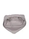 Federico Cina Midi Tortellino Leather Tote Bag In Gray