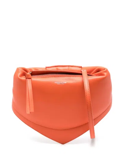 Federico Cina Midi Tortellino Tote Bag In Orange