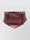 Federico Cina Mini Bag Featuring Adjustable Strap In Burgundy