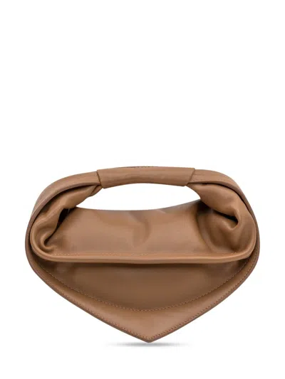 Federico Cina Mini Tortellini Bag In Brown