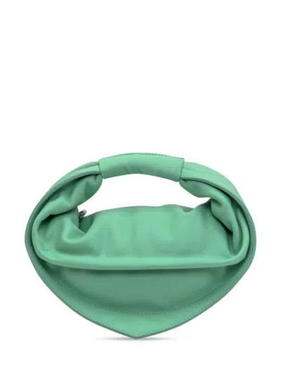 Federico Cina Mini Tortellini Bag In Green