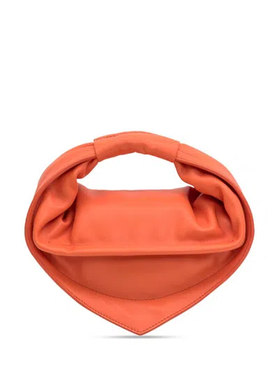 Federico Cina Mini Tortellini Bag In Orange