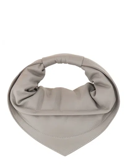 Federico Cina Mini "tortellino" Bag In Gray