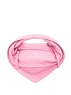 Federico Cina Mini Tortellino Leather Tote Bag In Pink