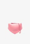 Federico Cina Mini Tortellino Nappa Leather Handbag In Pink