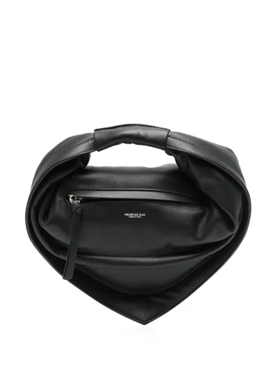 Federico Cina Mini Tortellino Tote Bag In 黑色