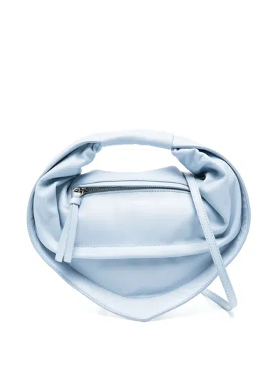 Federico Cina Mini Tortellino Tote Bag In Blue