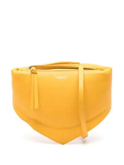 FEDERICO CINA TORTELLINOBAGMINIYELLOW 関税送料込 Federico Cina Mini Tortellino Tote Bag In Yellow | ModeSens