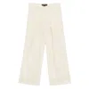 Federico Cina Striped Trousers In Beige