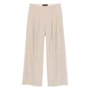Federico Cina Pleat-detail Linen Trousers In Neutral