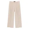 Federico Cina Pleat-detail Linen Trousers In Neutral