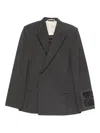 Federico Cina Seam-detail Blazer In Gray