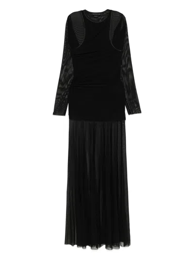 FEDERICO CINA FEDERICO CINA SHEER LAYERED DRESS